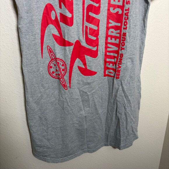 Disney Parks Sleep Shirt Dress Women's Medium Pizza Planet Casual Toy Story - Picture 4 of 7